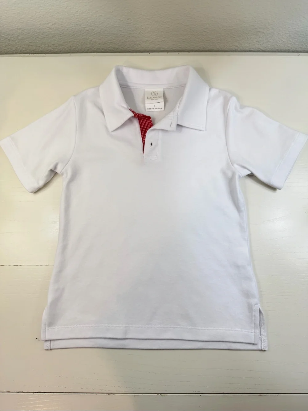 Lullaby Set Polo + Red Gingham Shorts Set 6